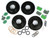 EBC Performance Brake Rebuild Kit, Front And Rear With 3GD Sport Rotors, Greenstuff Pads, And Hardware For Range Rover Classic
