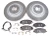Front Brake Rebuild Kit With Genuine Rotors And Pads, Brake Wear Sensor By Pex And Locator Screws, For Land Rover LR4, 2010 - 2013