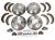 Brake Rebuild Kit, Front And Rear, For Land Rover Series 3, 1971 - 1983, Suffix 'H' Vehicles, Includes Wheel Cylinders, Brake Shoes, And Hardware