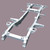 Complete Galvanized Chassis ANR3951 By Richards For Land Rover Defender 90, North American Spec, 1994 - 1997