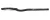 Weatherstrip Rubber Seal 395598, Front Door Lower Right, For Land Rover Series 2, 2A And 3, Fits Between Front Door And Bulkhead