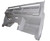 Replacement Galvanized Bulkhead Firewall By Shielder 345879LHD, For Land Rover Series 2A, 1967-1971 Negative Earth, Left Hand Drive North American Spec