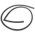 Rear Right Hand Roof Seal 334610 For Land Rover Series 2, 2A, And 3, 88 And 109-Inch Models