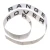 Front Or Rear Body Decal, 'RANGE ROVER' Text In Black, For Range Rover Classic, 1987 - 1993