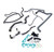 Engine Coolant Hose And Thermostat Kit For Land Rover Freelander, 2002 - 2005