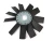 17-Inch Fan Blade ERR3439 For Cooling Fan Assembly On Land Rover Discovery I, Defender 90, And Range Rover Classic (See Fitment Years)