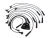 Genuine Ignition Wire Set RTC6551, Includes Ignition Wire Coil STC9124, For Land Rover Discovery 1 1994 - 1995 And Range Rover Classic 1995