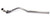 Stainless Steel  Intermediate Exhaust Pipe 264195 By Double S (SSLR20) For Land Rover Series 2, 2A, And 3, 88-Inch Models, 1961 - 1974