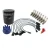 Premium Tune Up Kit For Land Rover Defender 90 And 110, And Range Rover Classic, Includes Oil Filter, Autolite Platinum Spark Plugs, Silicone Ignition Wires, Red Ignition Rotor And Blue Powerspark Distributor Cap
