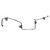 Genuine Left Crossover Fuel Tube LR088579, High Pressure, For Land Rover LR4, Discovery 5, And Range Rover Velar (See Fitment Years)