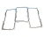 Gasket LR041680, Intercooler To Manifold, Original Equipment By Elring, For Land Rover LR4, Discovery 5, Range Rover Sport, Range Rover Velar, And Range Rover Full Size L405 (See Fitment Years)