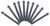 Head Bolt Set For One Head On Range Rover 4.4 L322 (Up To Vin 5A999799)