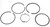 Piston Ring Set .040 2.25 Gas