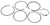 Piston Ring Set RTC419030, 0.030, For Land Rover Series 2, 2A, And 3, 2.25 Gas