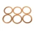 Copper Oil Pan Drain Plug Washer ETC7398, Set Of 6, For Land Rover Discovery I, 1994 - 1999 And Range Rover Classic 1995