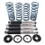Shock And Spring Suspension Kit By Terrafirma With Front And Rear All-Terrain Shocks And 2-Inch Lift Medium Load TF042 And TF023V Springs For Land Rover Discovery Series II, 1999 - 2004