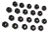 Steel Wheel Lug Nuts 576103, Set Of 20, 1-1/16-inch Wrench Size, Domed-style, For Land Rover Series 2A, 1969 - 1971