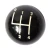 Main Gear Shift Knob 576316, Friction Fit, For Land Rover Series 2, 2A, And 3 (See Fitment Years)