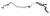 Genuine Transmission Cooler Pipe UBP500053 For Land Rover LR3 And Range Rover Sport, 2005 - 2009
