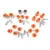 Polybush Set, Front & Rear Suspension (Orange / Standard Firmness) For Range Rover Full Size L322