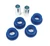 Polyurethane Bushing By Polybush, Rear Suspension Top Link A-Frame Bushing Set Coil, Blue / Soft, For Land Rover Discovery 1, Defender 90 And Range Rover Classic