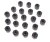 Lug Nut Kit, Set of 20, 15/16-Inch 217361, Dual-Taper Early Style, For Land Rover Series 2, 2A, 3, And 109 Sation Wagon, 1958 - 1966