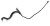Genuine Coolant Hose LR011465, Recovery Bleeder Overflow, For Range Rover Full Size L322, 2010 - 2012