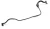 Genuine Coolant Overflow Hose LR011462 For Range Rover Full Size L322 Supercharged, 2010 - 2012