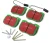 EBC Greenstuff Performance Front Brake Pads SFP500180 Or STC9190 With Pins And Springs For Range Rover Classic With ABS, 1990 - 1995