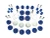 Polyurethane Bushing Kit By Polybush, Front And Rear Suspension, Blue / Soft, For Land Rover Discovery 1, Range Rover Classic And Defender 90