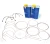 Brake Hose And Pipe Replacement Kit With Fluid, For Land Rover Discovery I, Featuring Stainless Steel Brake Hoses, Non-Corrosive Copper And Nickel EziBend Pipes And ATE Original SL DOT 4 Fluid