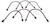 Performance Stainless Steel Brake Hose Kit With Teflon Liners For 2-Inch Raised Suspension With Extended Hoses On Range Rover Classic 1992 - 1995