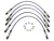 Performance Stainless Steel Brake Hose Kit With Teflon Liners For 2-Inch Raised Suspension With Extended Hoses On Range Rover Classic, 1987 - 1989