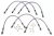 Performance Stainless Steel Brake Hose Kit For Range Rover Classic (1990 - 1991)