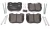 Genuine Front Brake Pads SFP500180 For Range Rover Classic, 1990 - 1995 With ABS