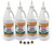 Differential Service Kit, Front And Rear, For Land Rover Defender 90 and 110 and Range Rover Classic, Includes 4 Quarts Castrol Differential Fluid 80-W90 and 4 Replacement Plugs (See Fitment Years)