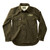 Land Rover Heritage Collection Classic Wool Shirt, Long Sleeve, Color: Khaki Green