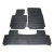 Genuine Rubber Floor Mat Set, 4-Piece In Black EAH500330PMA, For Range Rover Full Size L322, 2007 - 2010 (See Fitment Notes)