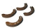 Brake Shoe Set GT6 1973 Only