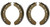 Brake Shoe Set MGA