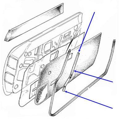 Door to Windshield Seal 5/16 Bulb