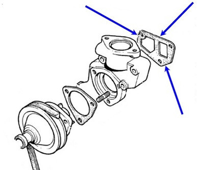 Water Pump Housing to Cylinder Head Gasket