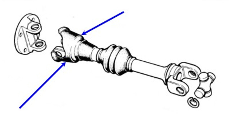 Rubber Boot U-Joint TR4A-TR6,213844