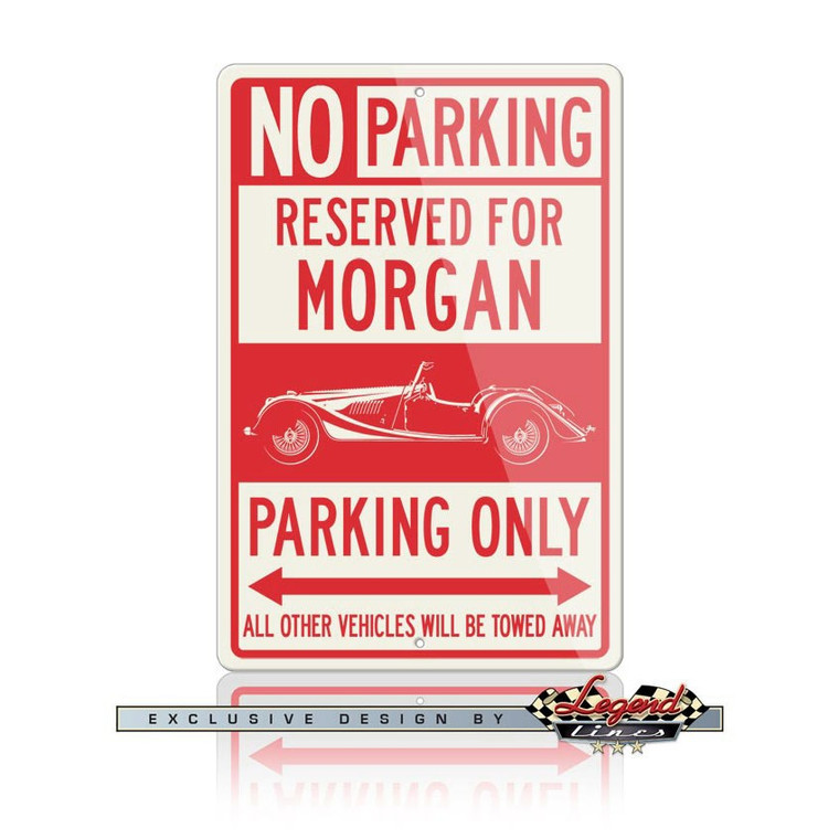 Morgan 4/4 Convertible Reserved Parking Only Sign