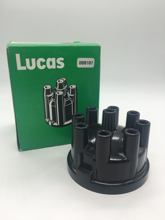 Genuine Lucas Rover V8 distributer cap DDB107 STC8368G NOS