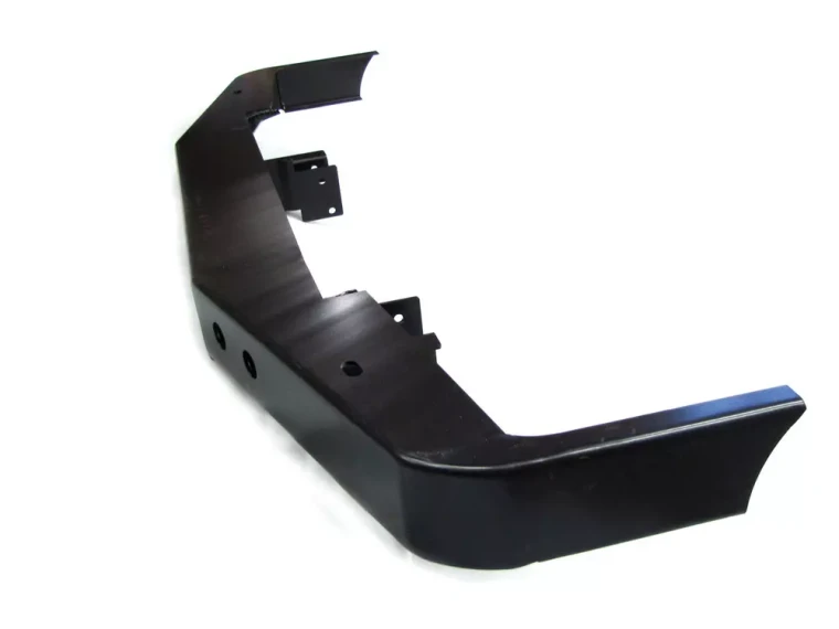 Front Heavy Duty Steel Bumper DA5682, Black, Without Winch Mount Or Fog Lights, For Land Rover Discovery Series II