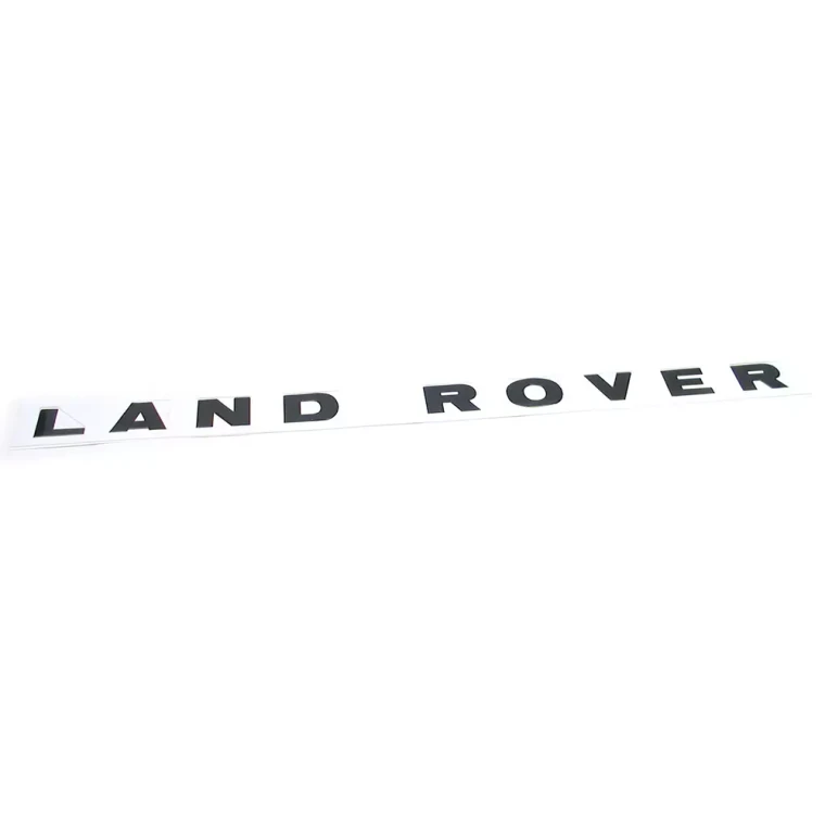 Genuine Hood Decal DAG100370LQQ, 'Land Rover' Text, Dark Grey, For Discovery Series II