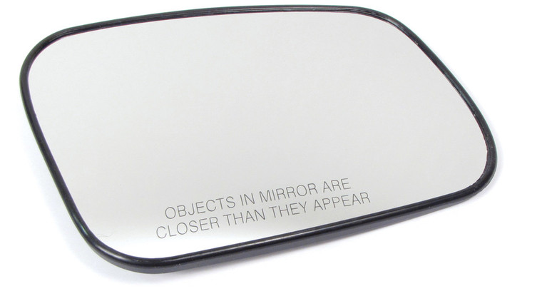 Genuine Heated Side Mirror Replacement Glass CRD100660, Right Hand, Convex With "Caution..." Text On Glass, For Land Rover Discovery I And Discovery Series II (CRD100660G)