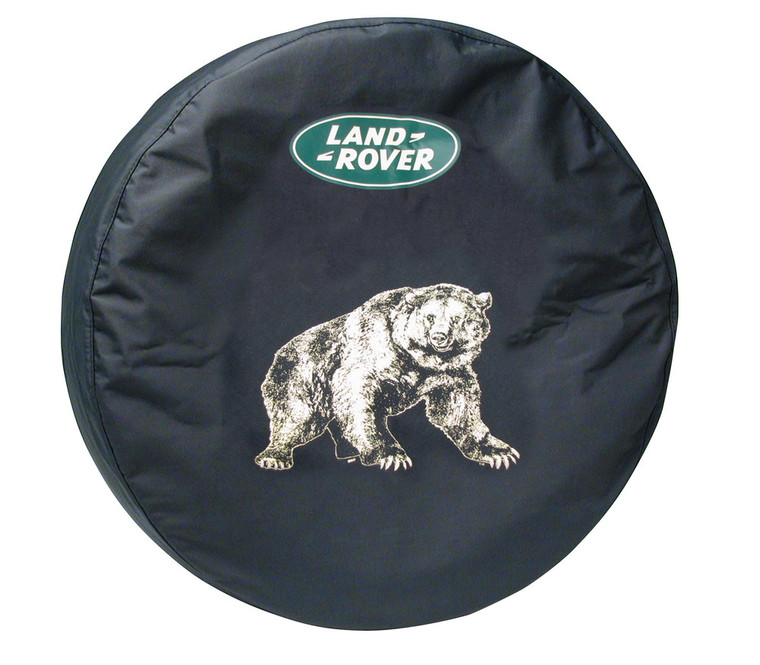 Genuine Wheel Cover LRN50255 For Spare Tire With Land Rover Logo (Bear Design) For Land Rover Discovery I And Discovery Series II (LRN50255G)