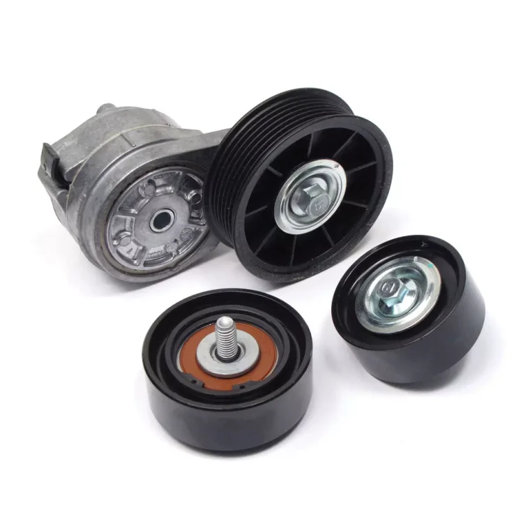 Drive Belt Tensioner And Idler Pulley Kit For Land Rover Discovery Series II And Range Rover P38, BOSCH Engine Vehicles (See Fitment Years)